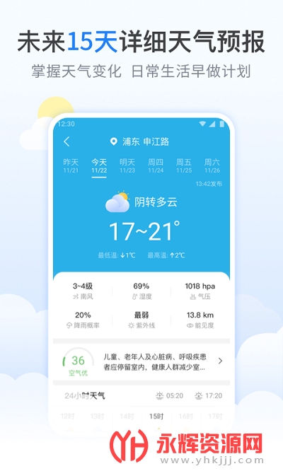 柠檬天气预报app 柠檬天气预报app