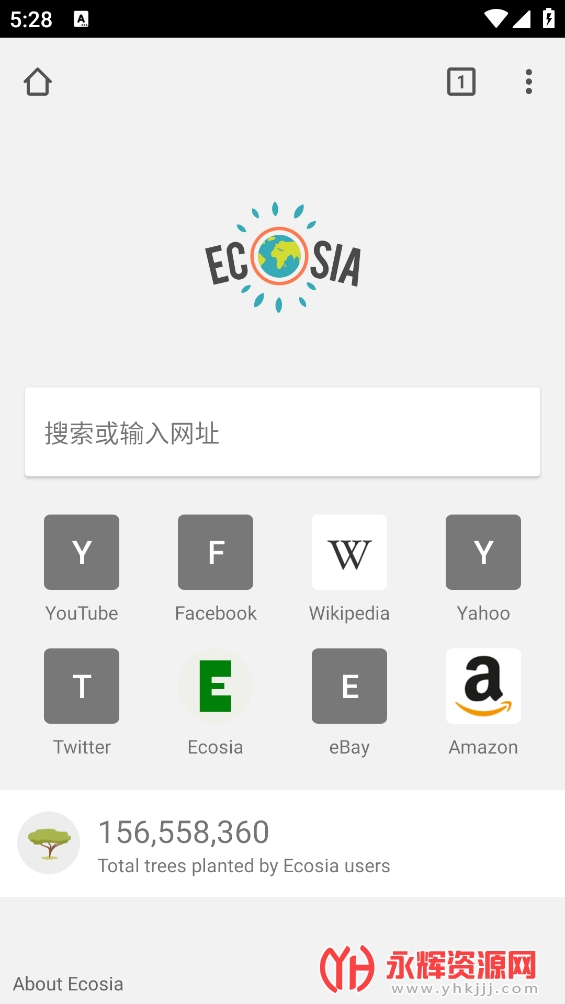 ecosia浏览器官方版v3.5.4 安卓版