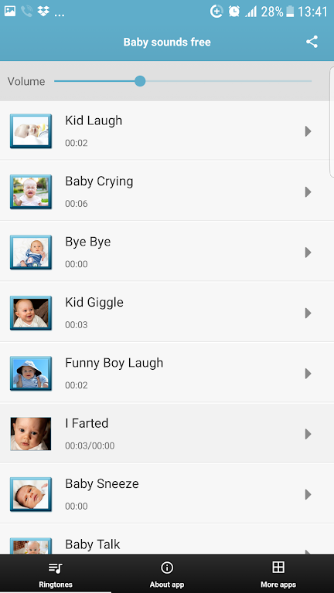 Baby Sounds Ringtones app