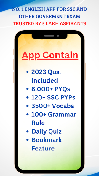 SSC English Quiz app