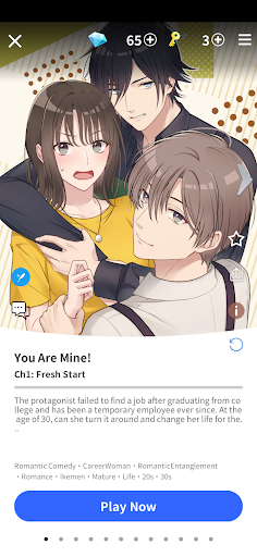 anime story otome game comino mod apk Unlimited money download