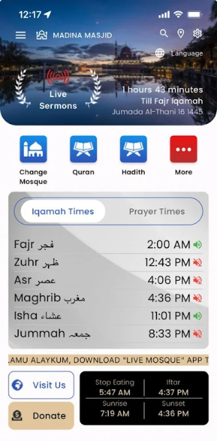 Live Mosque app