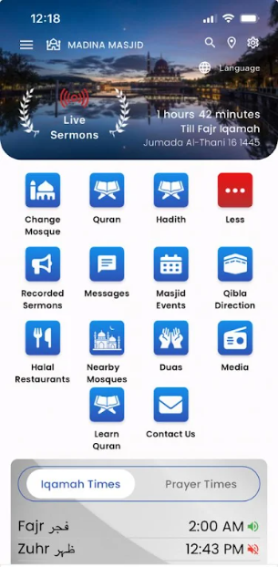 Live Mosque app