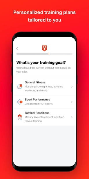 Volt: Gym & Home Workout Plans app