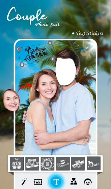 Couple Photo Suit app