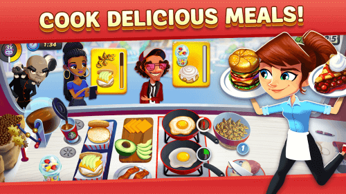 diner dash adventures mod apk (unlimited gems) downloadscreenshot2