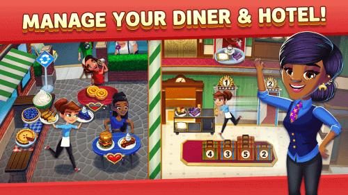 diner dash adventures mod apk (unlimited gems) downloadscreenshot1