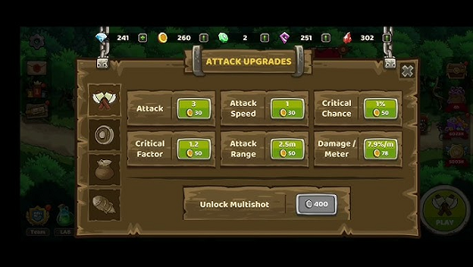 Rush defense: idle TD Mod Apkscreenshot3