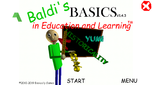 Baldi’s Basics MOD Menuscreenshot3