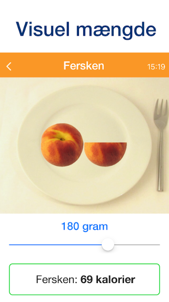 Slanke App Kalorietæller appscreenshot0