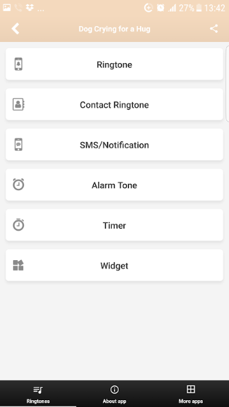 Barking Dog Sounds Ringtones appscreenshot0