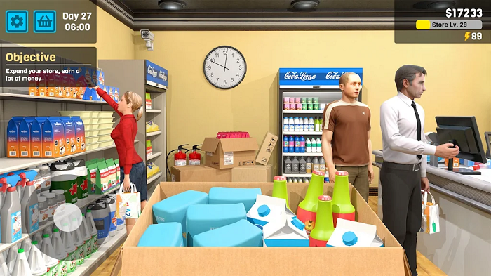 Supermarket Management Simulator