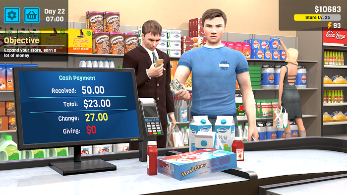 Supermarket Management Simulator