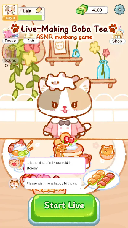 Cat Boba Tea: ASMR Live Master Mod apk1.1.0