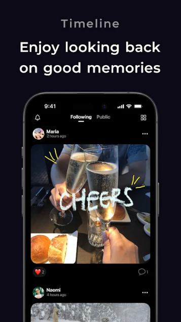 TapNow - Friends on homescreen