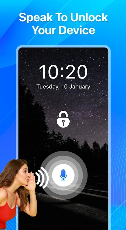 Voice Lock Screen: Pin Pattern, Voice Lock Screen: Pin Pattern