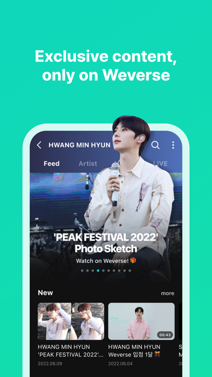 Weverse Japan APKscreenshot1