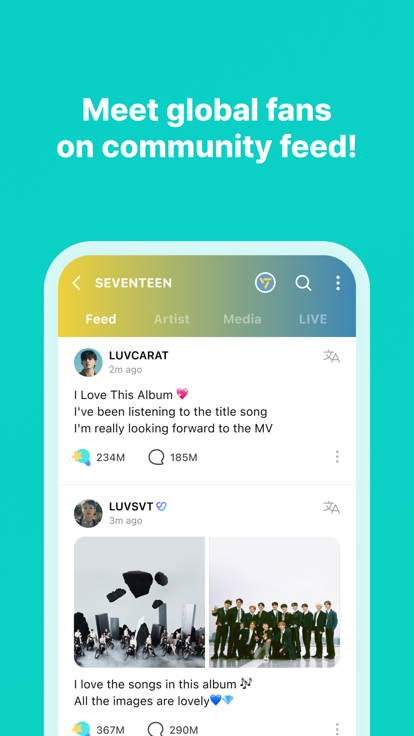 Weverse Japan APKscreenshot0