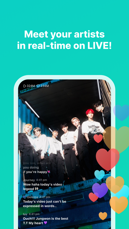 Weverse Japan APKscreenshot3