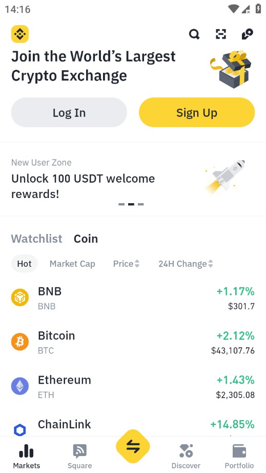 Binance apkscreenshot1