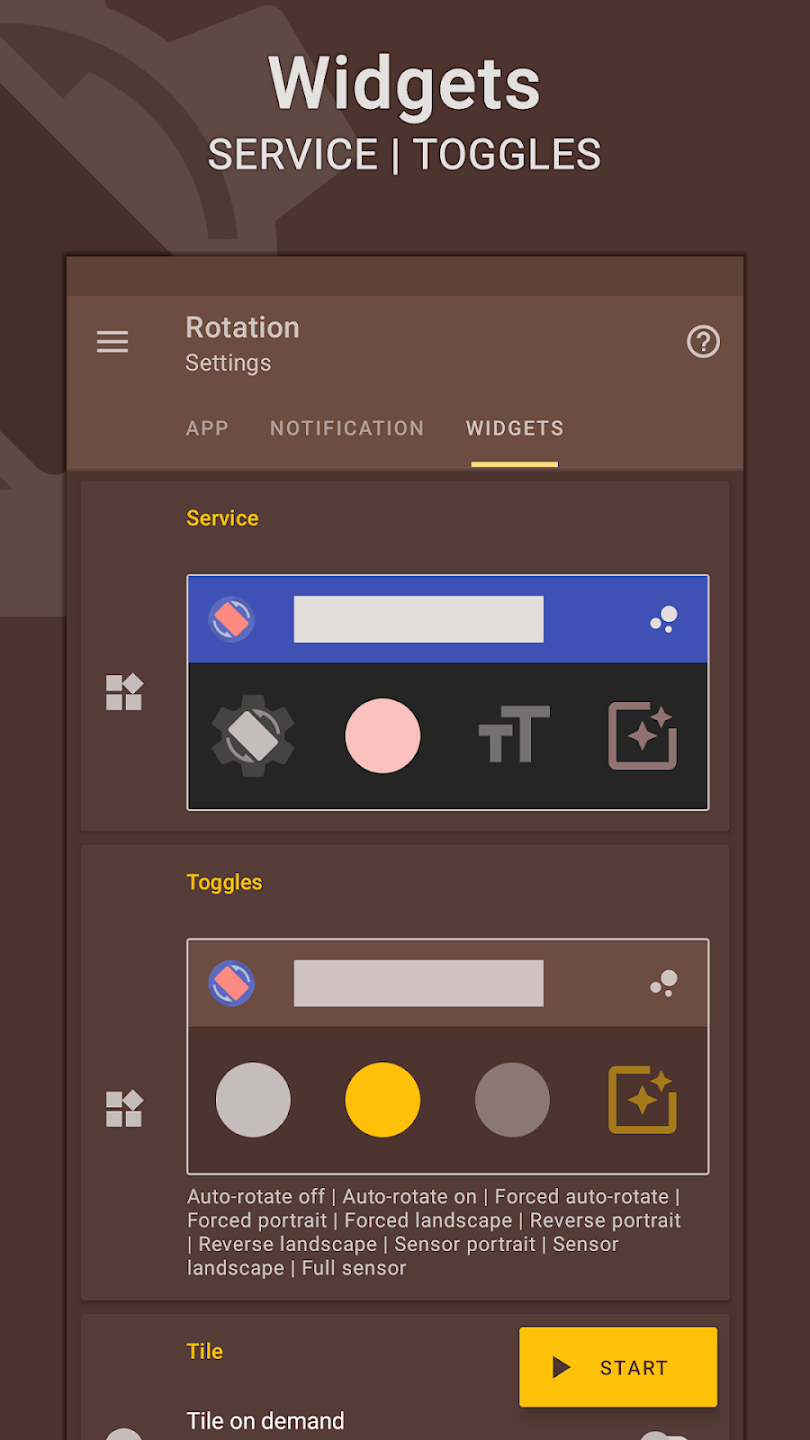 Rotation Orientation Manager apkscreenshot2