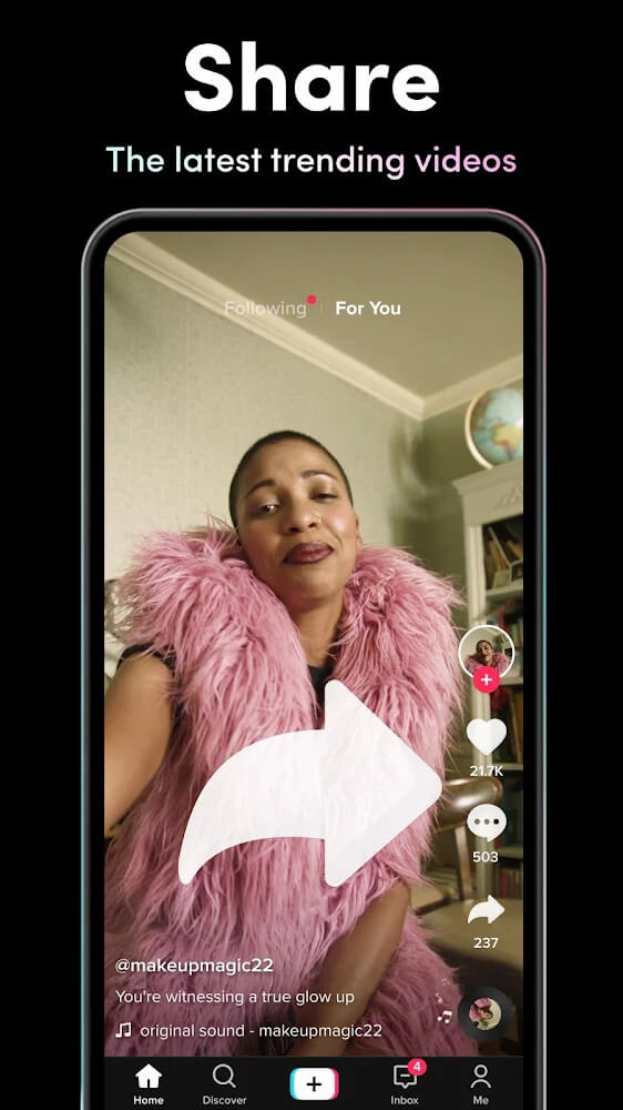 tiktok mod apk latest version 2024 downloadscreenshot1