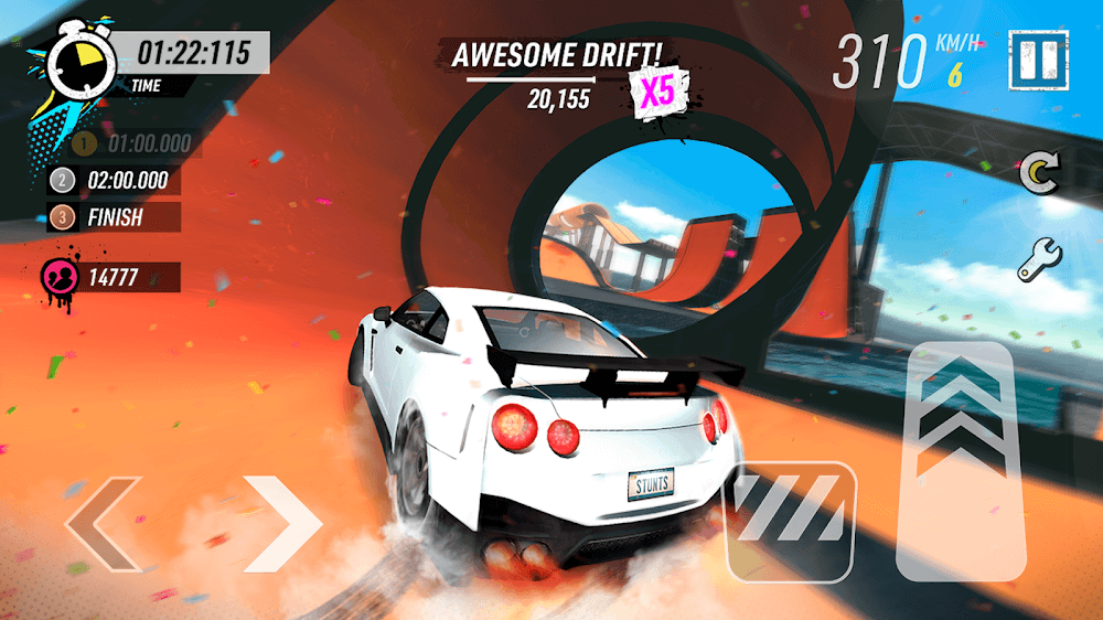 car stunt races mod apk (unlimited money and gems)screenshot0