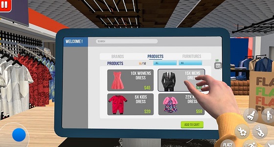 My Clothing Shop Simulator 3D Mod Apkscreenshot2