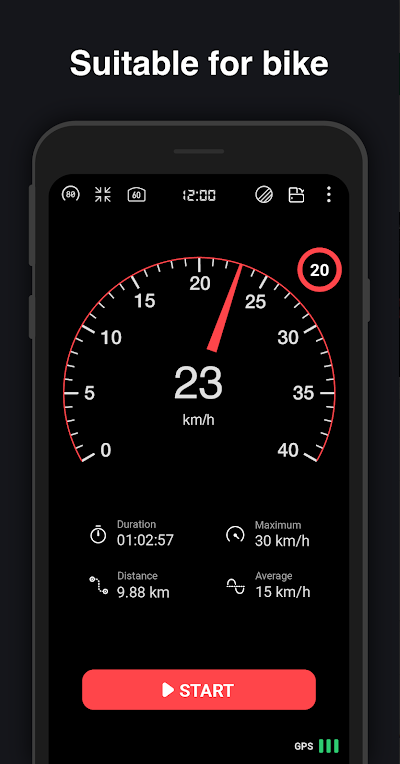 GPS Speedometer : Odometer HUDscreenshot0