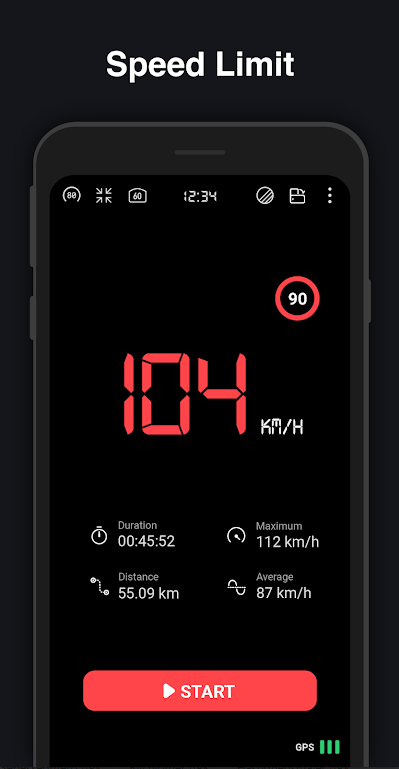 GPS Speedometer : Odometer HUDscreenshot3