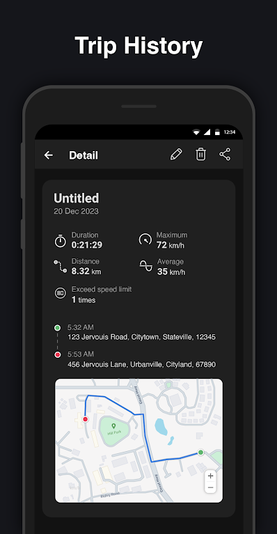 GPS Speedometer : Odometer HUDscreenshot1