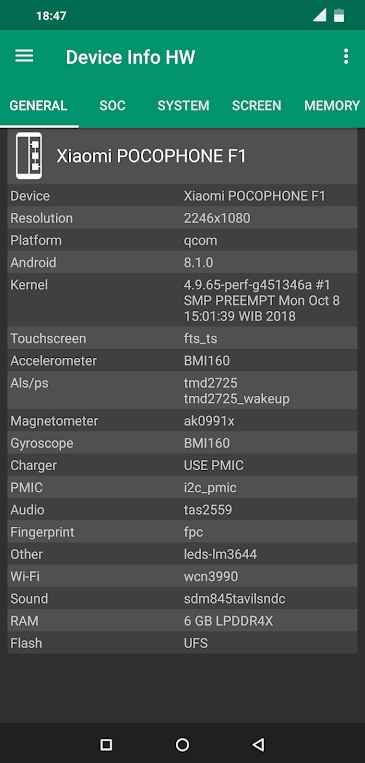 Device Info HW, Device Info HW