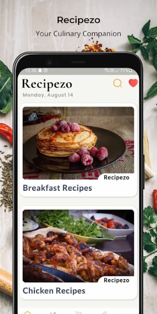 Recipezo : The Recipe Book