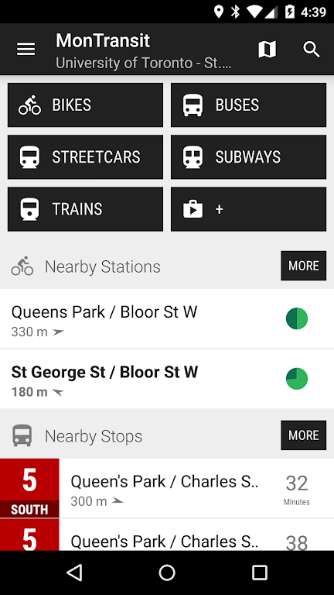 MonTransit app