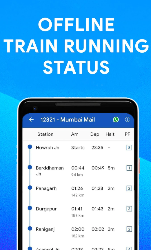 Train Status Ticket Book PNR Mod Apkscreenshot1