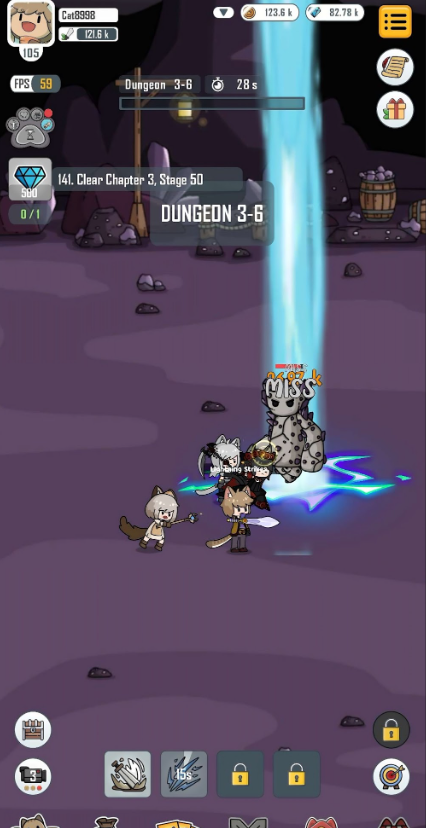 Cat Legends: Idle RPG Gamesscreenshot0