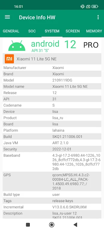 Device Info HWscreenshot0