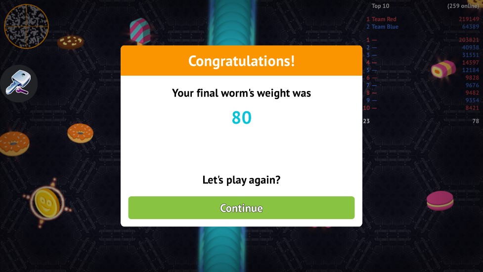 wormate.io mod apk unlimited money latest versionscreenshot3