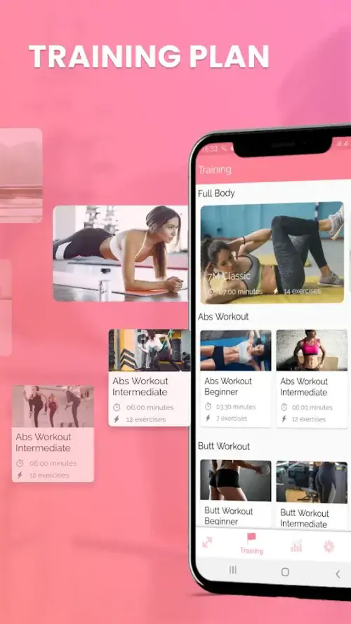 30 Days Women Workout Fitness MODscreenshot2