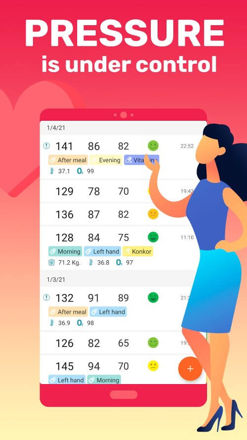 Blood Pressure Tracker modscreenshot2