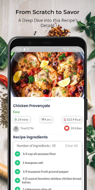 Recipezo : The Recipe Bookscreenshot4